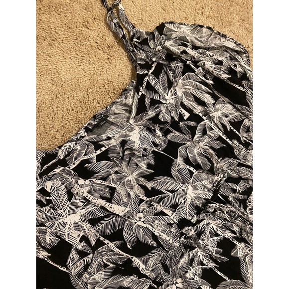 Torrid 4 Black White Palm Tree Sun Twirl Dress Womens - Picture 4 of 4